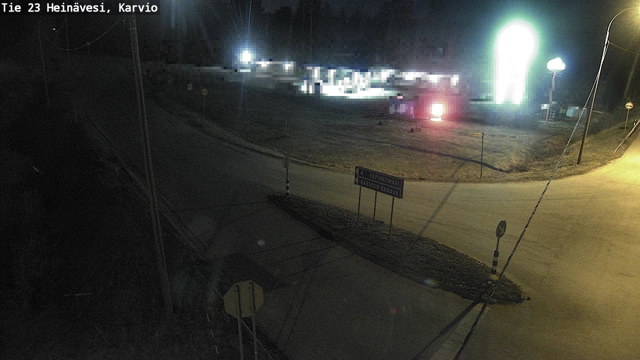 Weather Camera Image Road 23 Heinävesi, Karvio, Heinävesi, Pohjois-Karjala