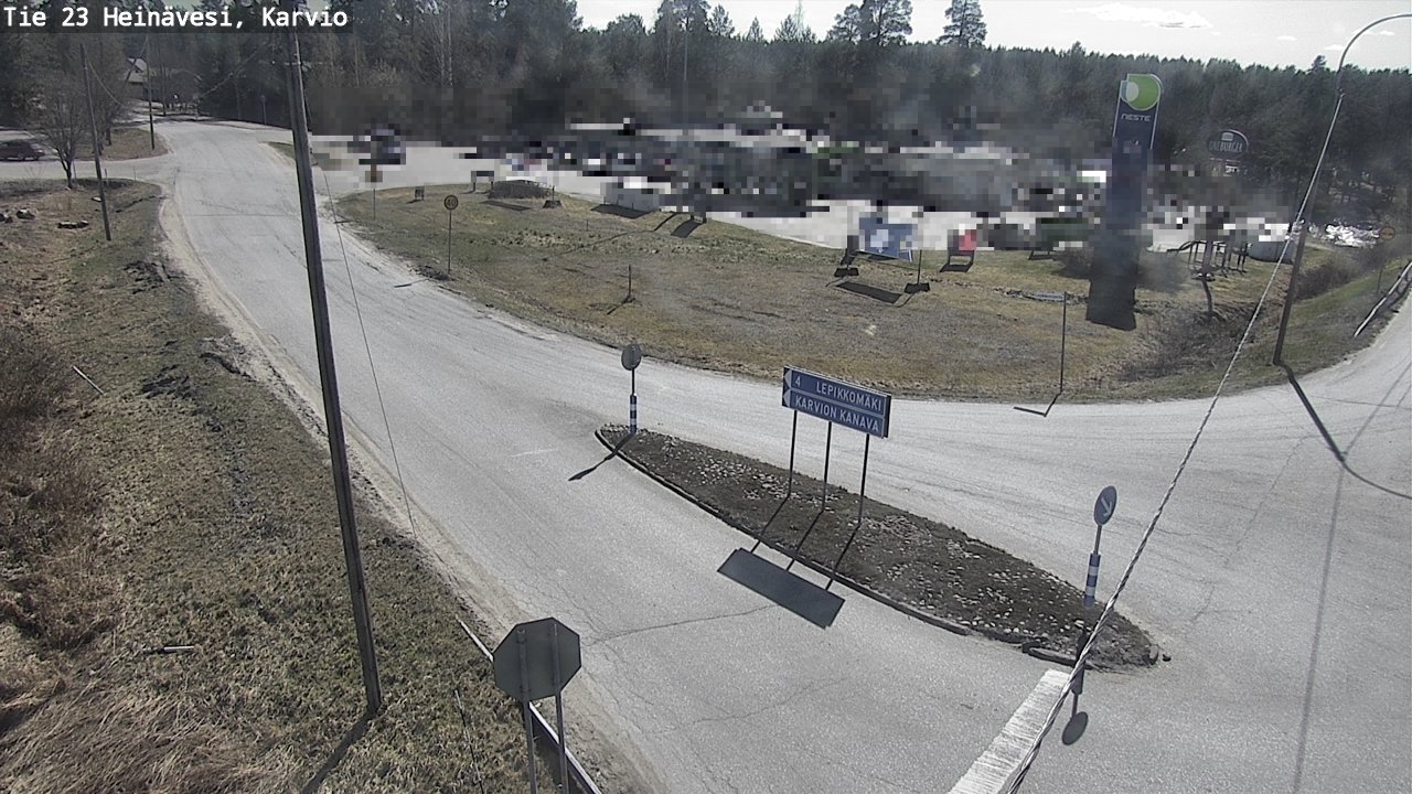Weather Camera Image Road 23 Heinävesi, Karvio, Heinävesi, Pohjois-Karjala