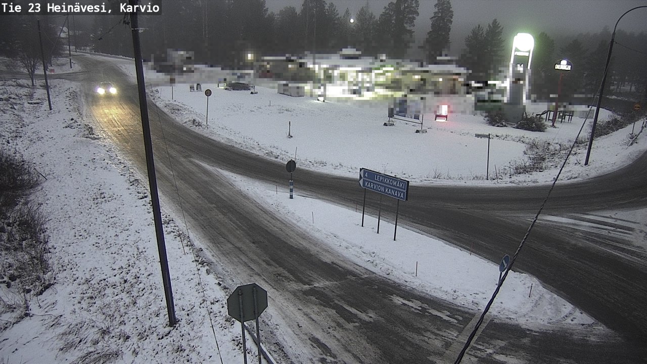 Weather Camera Image Väg 23 Heinävesi, Karvio, Heinävesi, Pohjois-Karjala