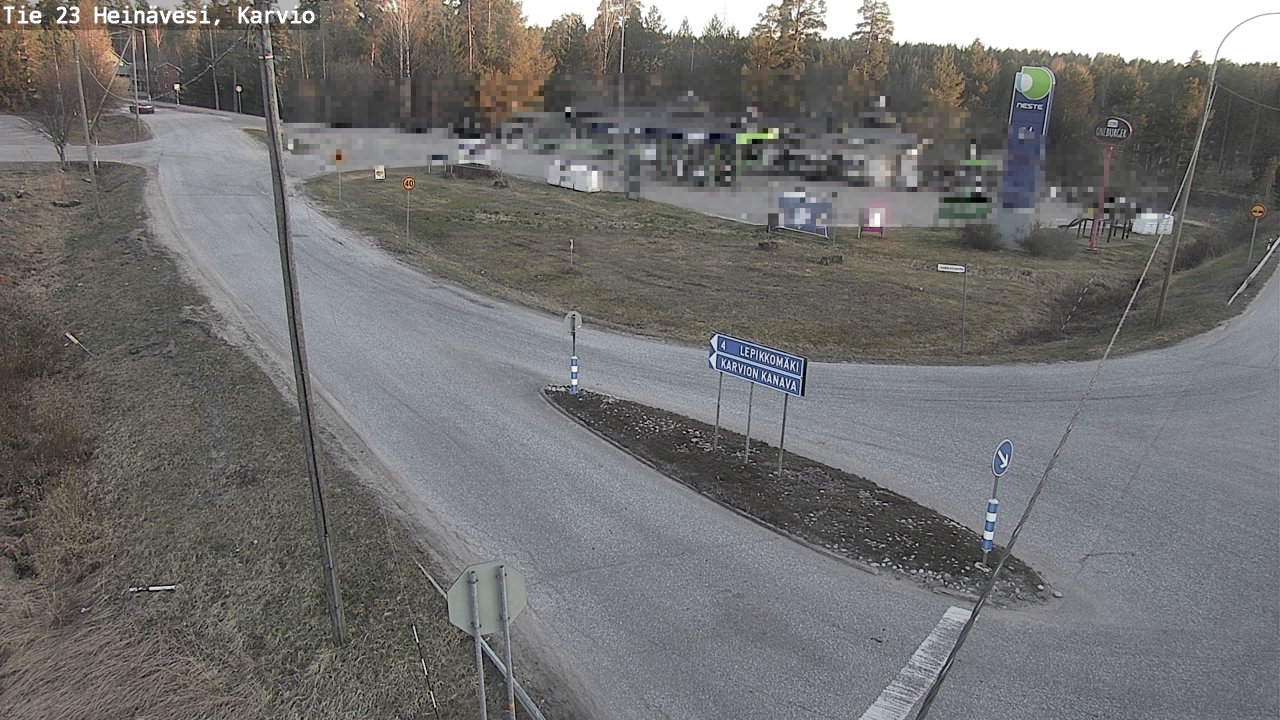 Weather Camera Image Road 23 Heinävesi, Karvio, Heinävesi, Pohjois-Karjala