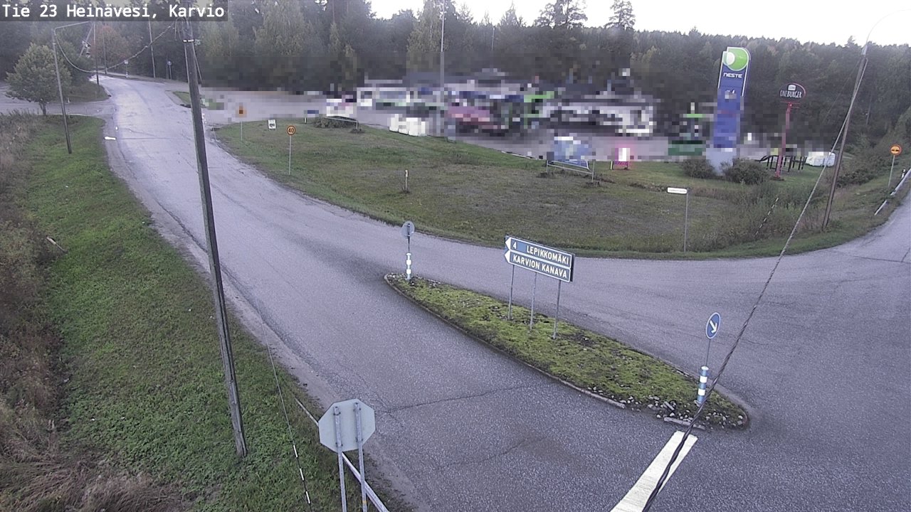 Weather Camera Image Road 23 Heinävesi, Karvio, Heinävesi, Pohjois-Karjala