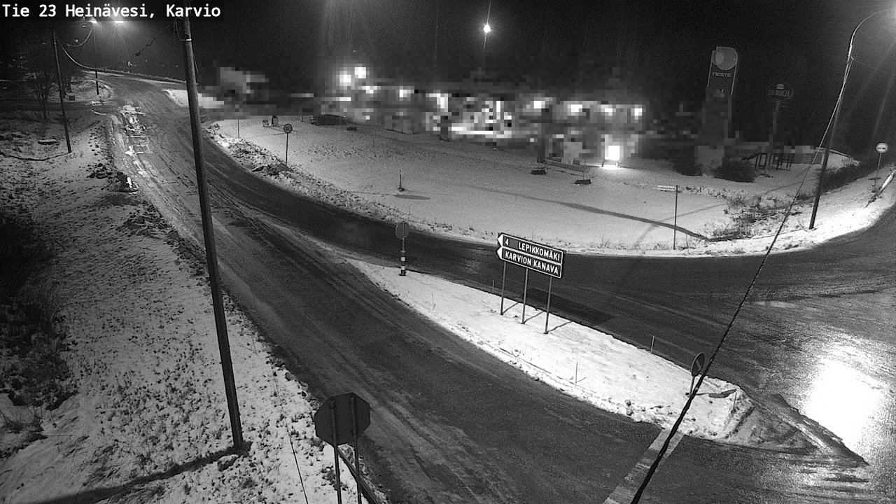Weather Camera Image Väg 23 Heinävesi, Karvio, Heinävesi, Pohjois-Karjala