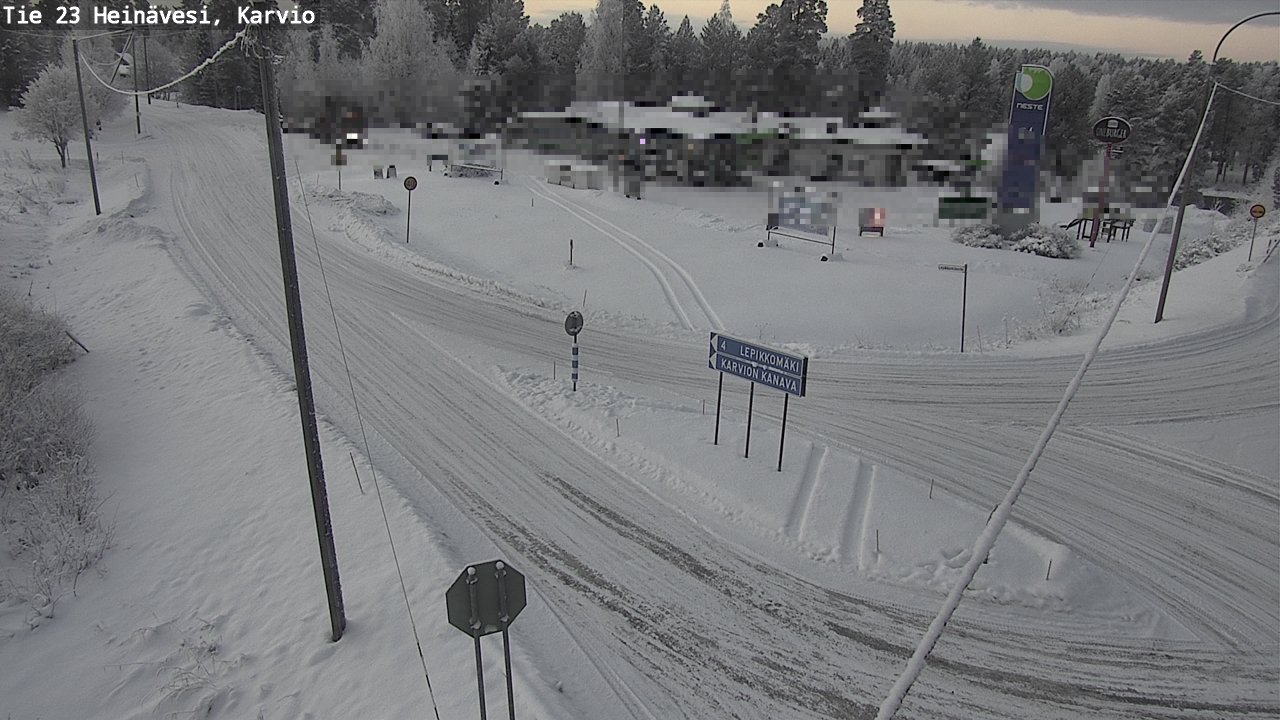 Kelikamerat Kuva Tie 23 Heinävesi, Karvio, Heinävesi, Pohjois-Karjala