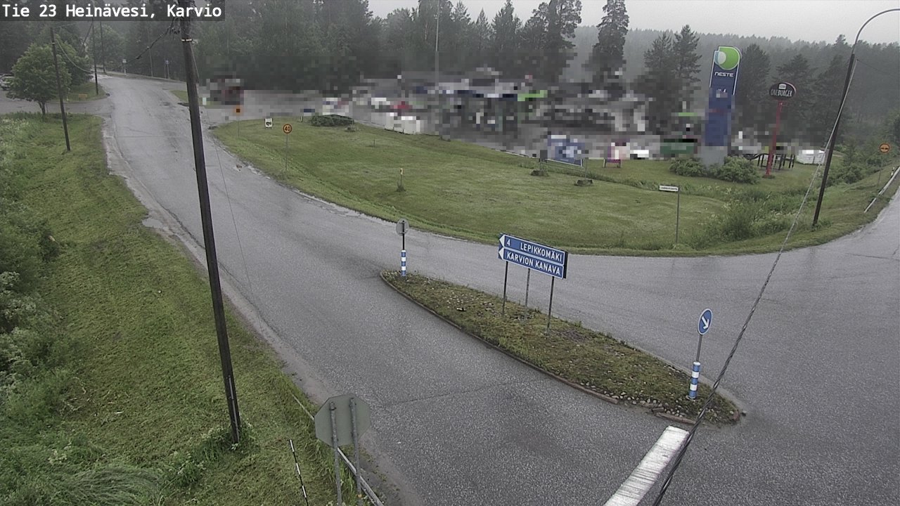 Weather Camera Image Road 23 Heinävesi, Karvio, Heinävesi, Pohjois-Karjala