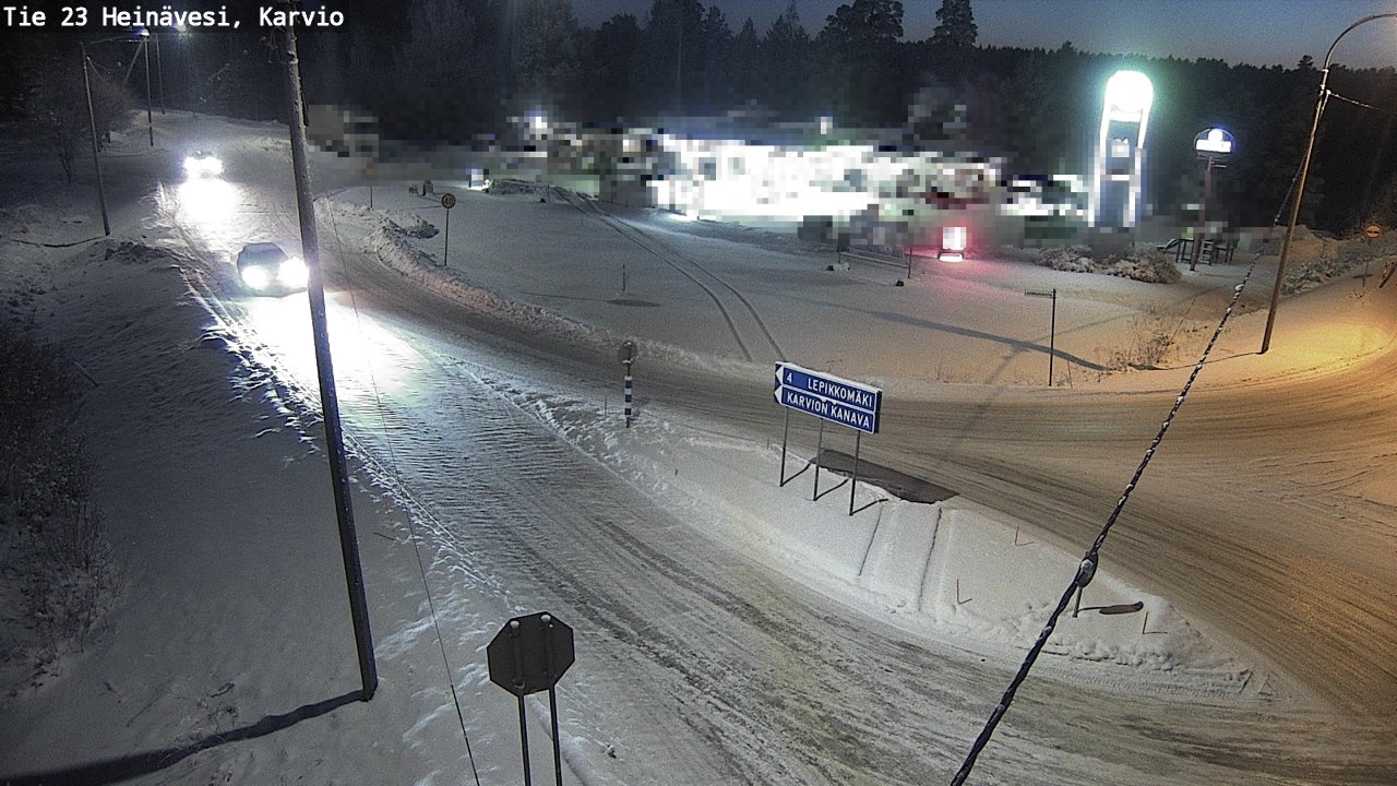 Weather Camera Image Road 23 Heinävesi, Karvio, Heinävesi, Pohjois-Karjala