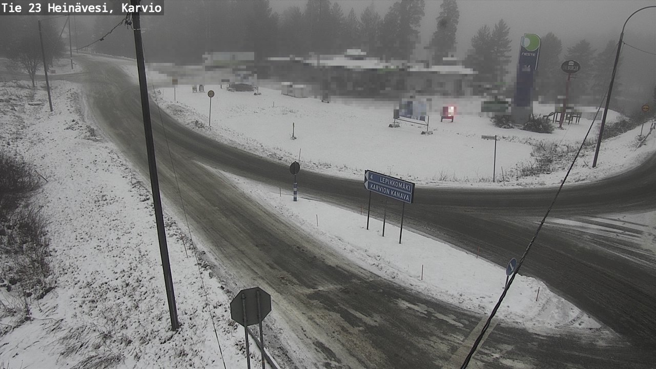Weather Camera Image Väg 23 Heinävesi, Karvio, Heinävesi, Pohjois-Karjala