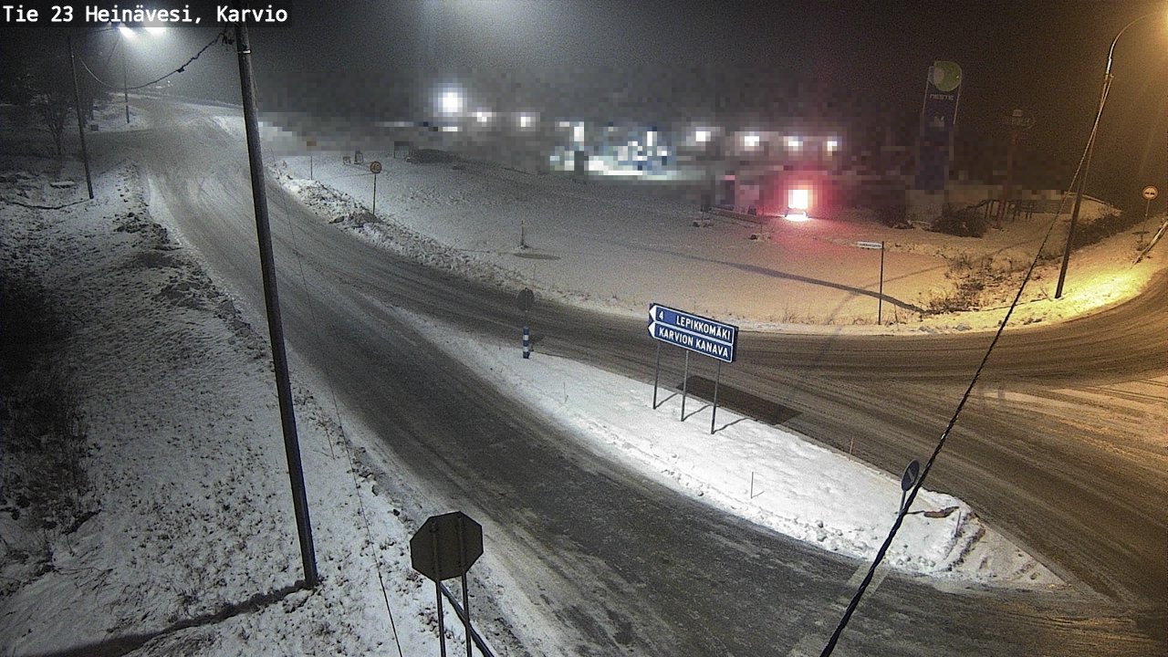 Weather Camera Image Väg 23 Heinävesi, Karvio, Heinävesi, Pohjois-Karjala