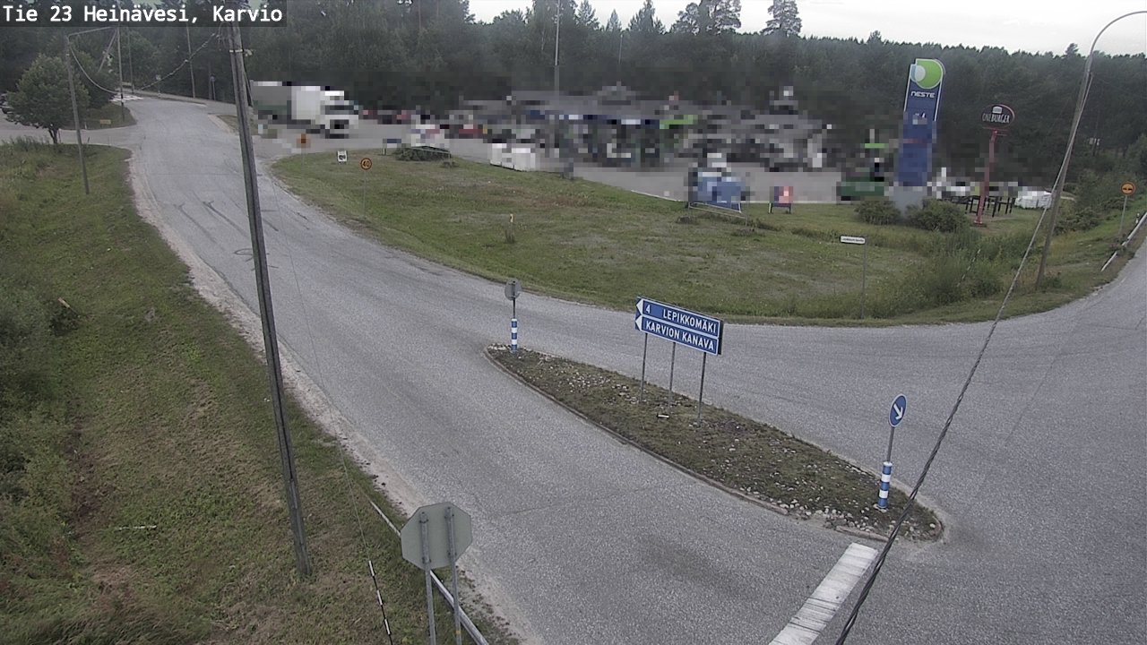 Weather Camera Image Road 23 Heinävesi, Karvio, Heinävesi, Pohjois-Karjala