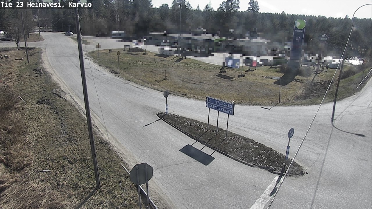 Weather Camera Image Road 23 Heinävesi, Karvio, Heinävesi, Pohjois-Karjala