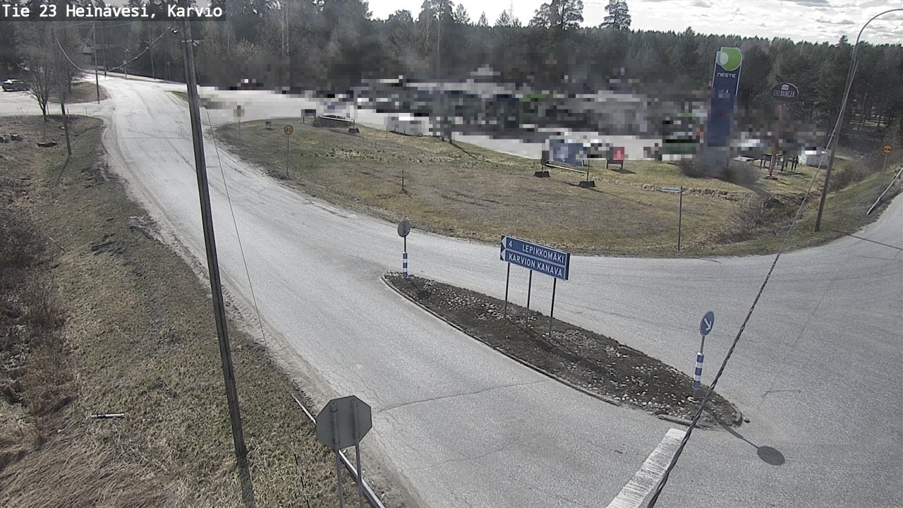 Weather Camera Image Road 23 Heinävesi, Karvio, Heinävesi, Pohjois-Karjala