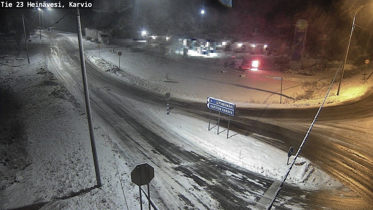 Weather Camera Image Väg 23 Heinävesi, Karvio, Heinävesi, Pohjois-Karjala