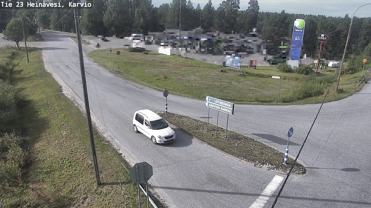 Weather Camera Image Road 23 Heinävesi, Karvio, Heinävesi, Pohjois-Karjala