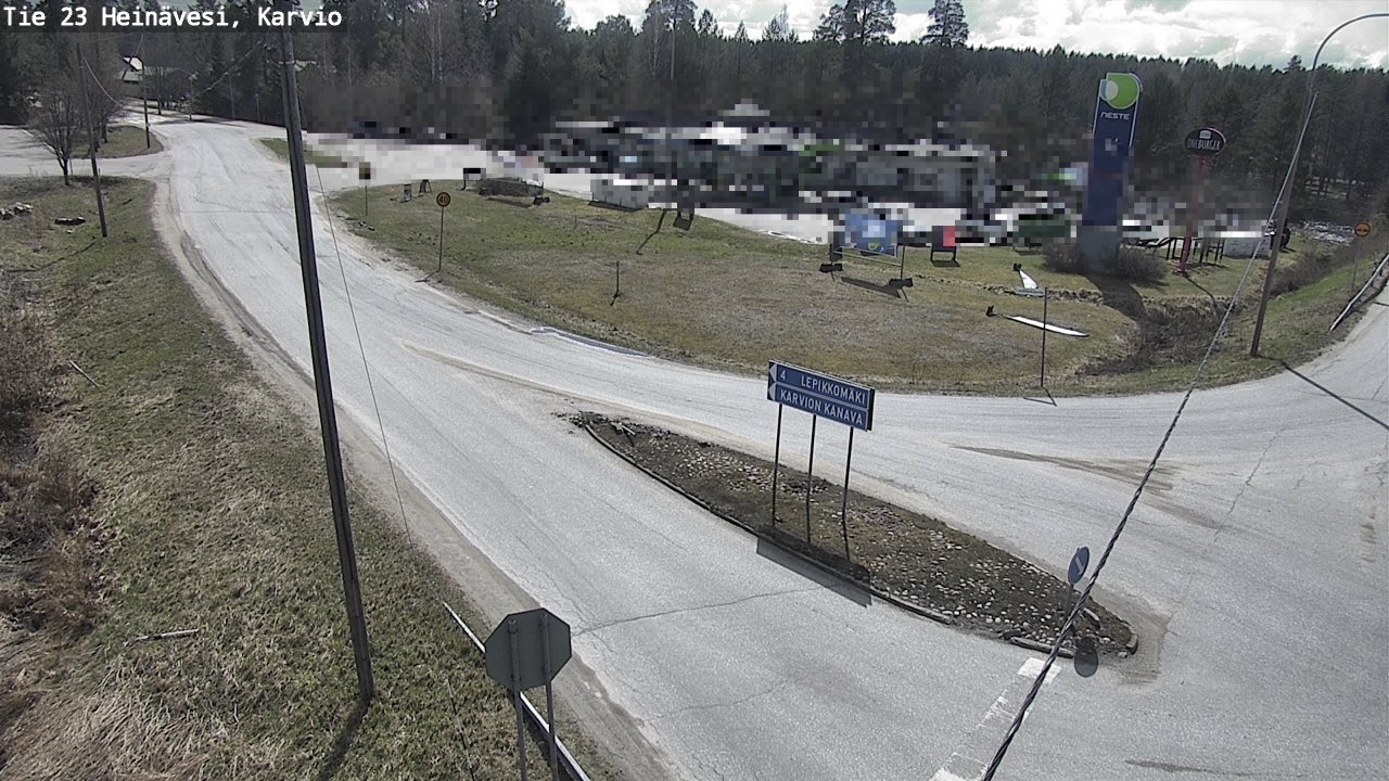 Weather Camera Image Road 23 Heinävesi, Karvio, Heinävesi, Pohjois-Karjala