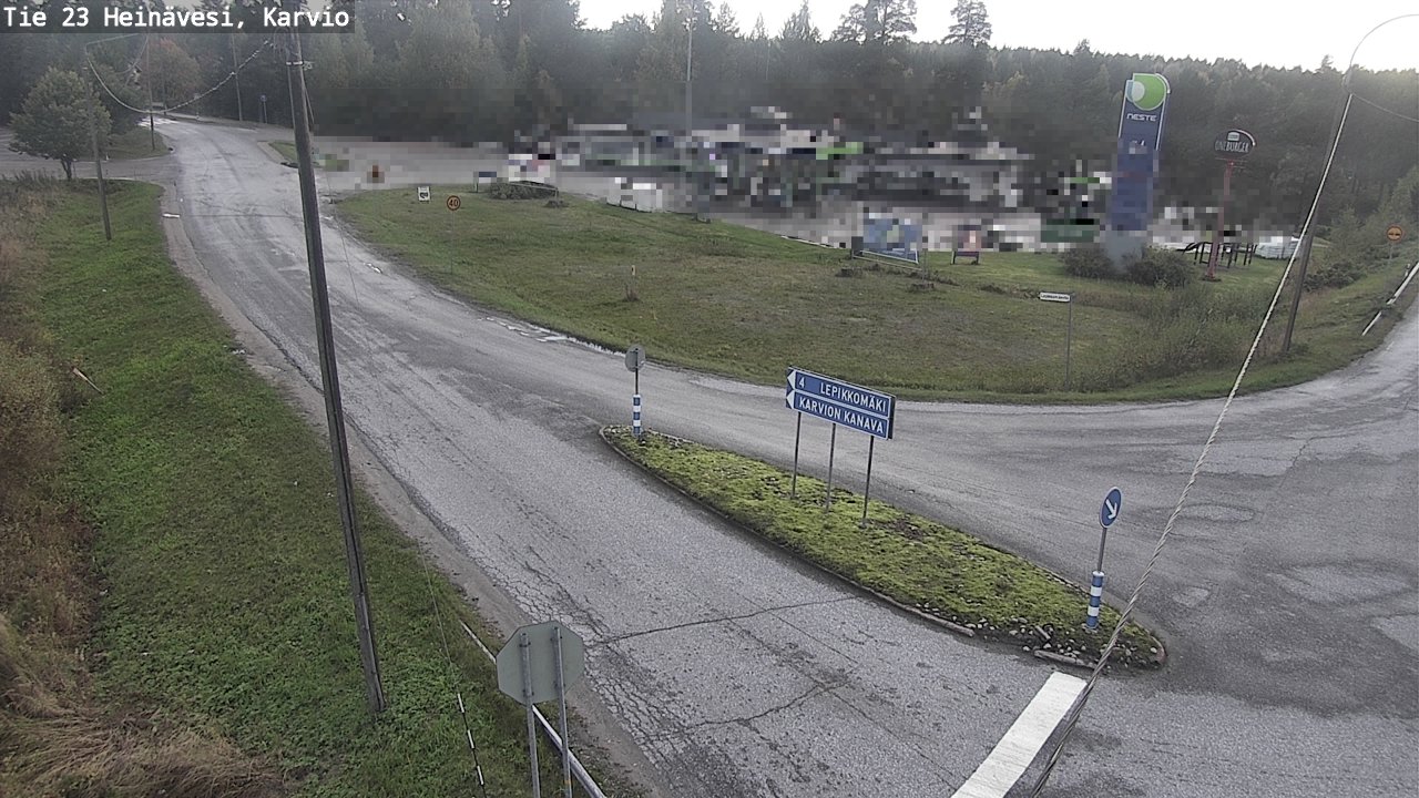 Weather Camera Image Road 23 Heinävesi, Karvio, Heinävesi, Pohjois-Karjala