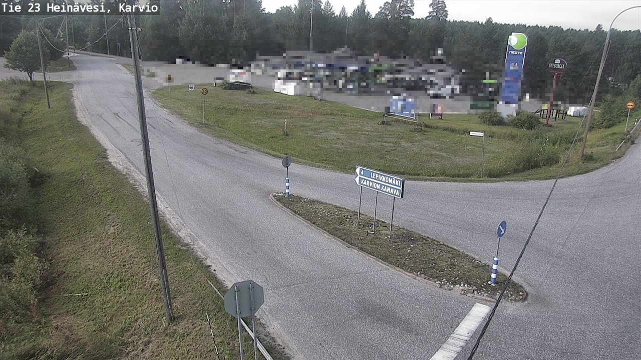 Weather Camera Image Road 23 Heinävesi, Karvio, Heinävesi, Pohjois-Karjala
