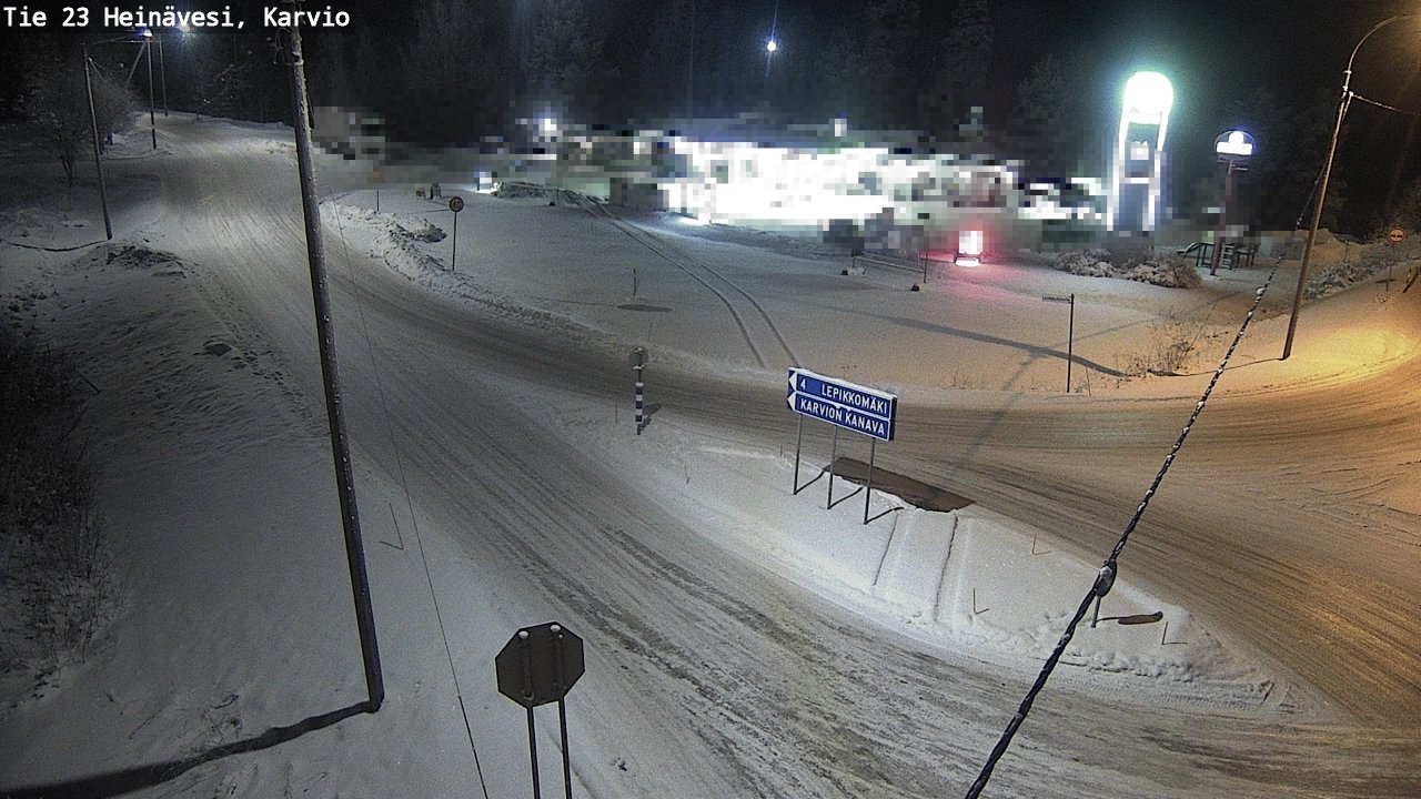 Weather Camera Image Road 23 Heinävesi, Karvio, Heinävesi, Pohjois-Karjala