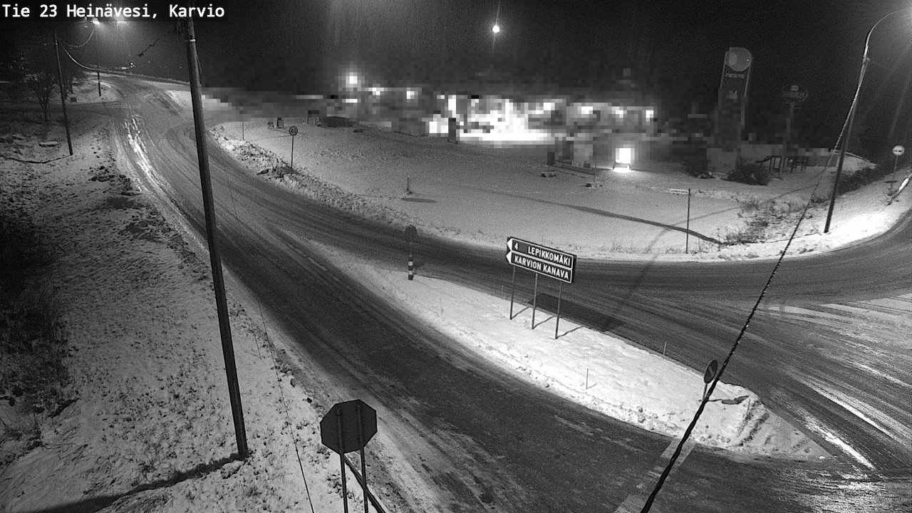 Weather Camera Image Väg 23 Heinävesi, Karvio, Heinävesi, Pohjois-Karjala
