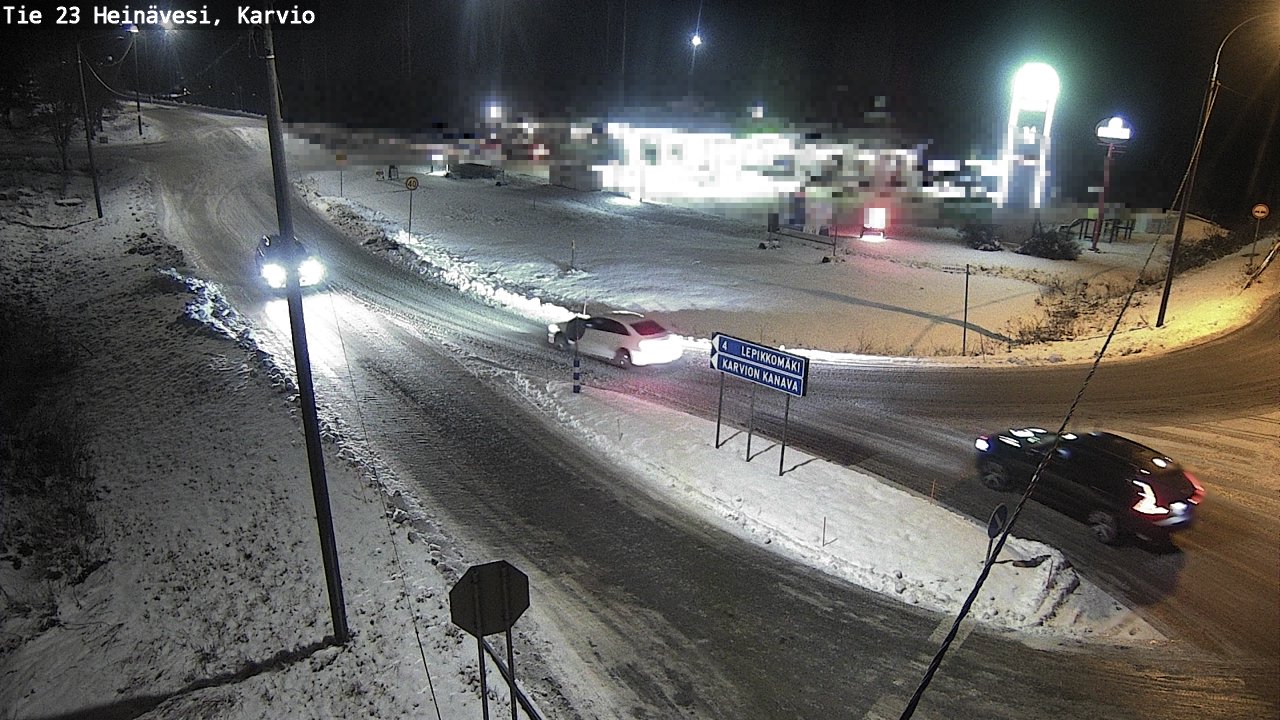 Weather Camera Image Väg 23 Heinävesi, Karvio, Heinävesi, Pohjois-Karjala