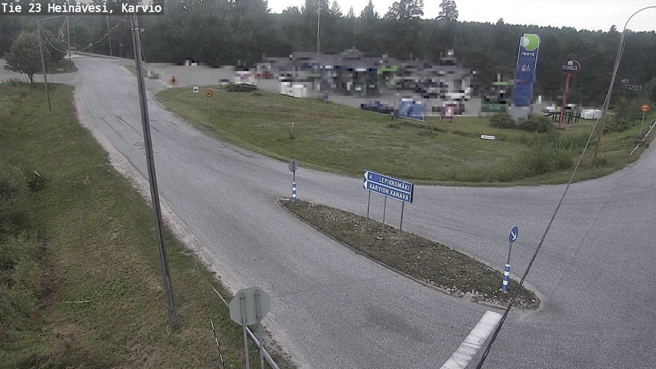 Weather Camera Image Road 23 Heinävesi, Karvio, Heinävesi, Pohjois-Karjala