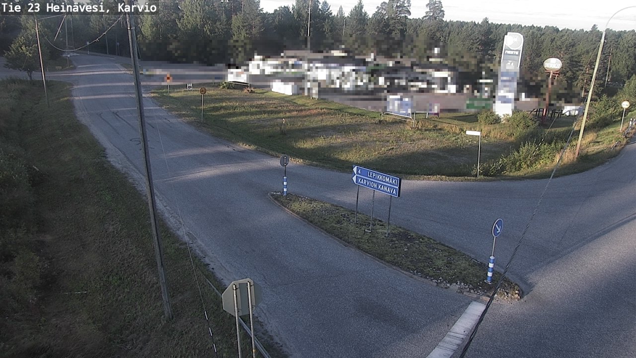 Weather Camera Image Road 23 Heinävesi, Karvio, Heinävesi, Pohjois-Karjala
