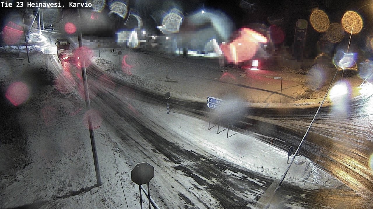 Weather Camera Image Väg 23 Heinävesi, Karvio, Heinävesi, Pohjois-Karjala