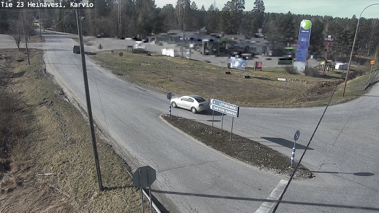 Weather Camera Image Road 23 Heinävesi, Karvio, Heinävesi, Pohjois-Karjala