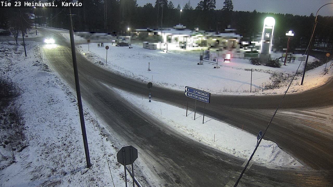 Weather Camera Image Väg 23 Heinävesi, Karvio, Heinävesi, Pohjois-Karjala