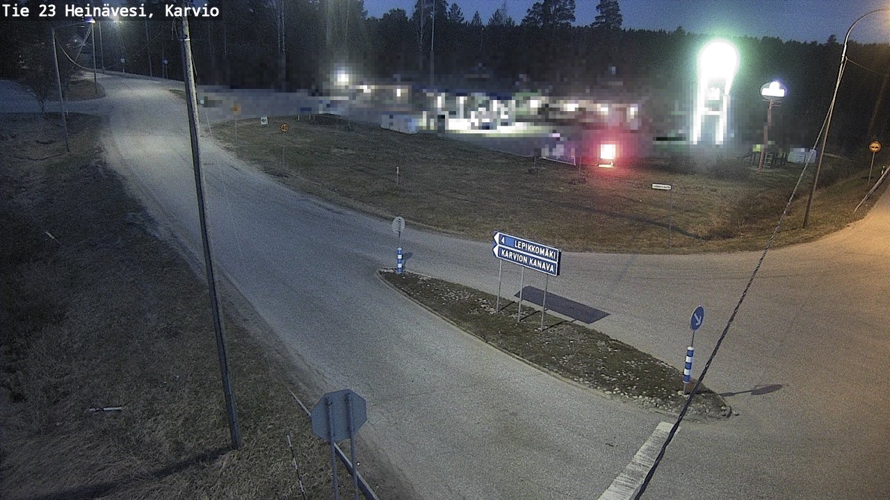 Weather Camera Image Road 23 Heinävesi, Karvio, Heinävesi, Pohjois-Karjala