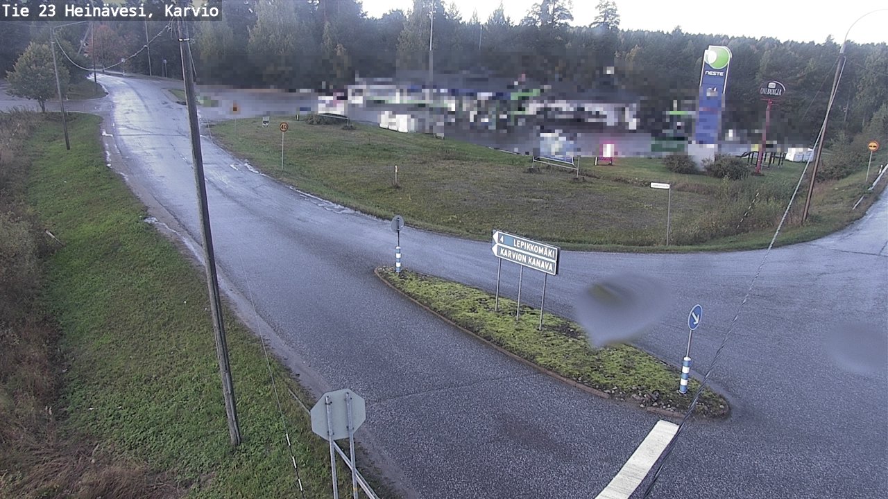 Weather Camera Image Road 23 Heinävesi, Karvio, Heinävesi, Pohjois-Karjala