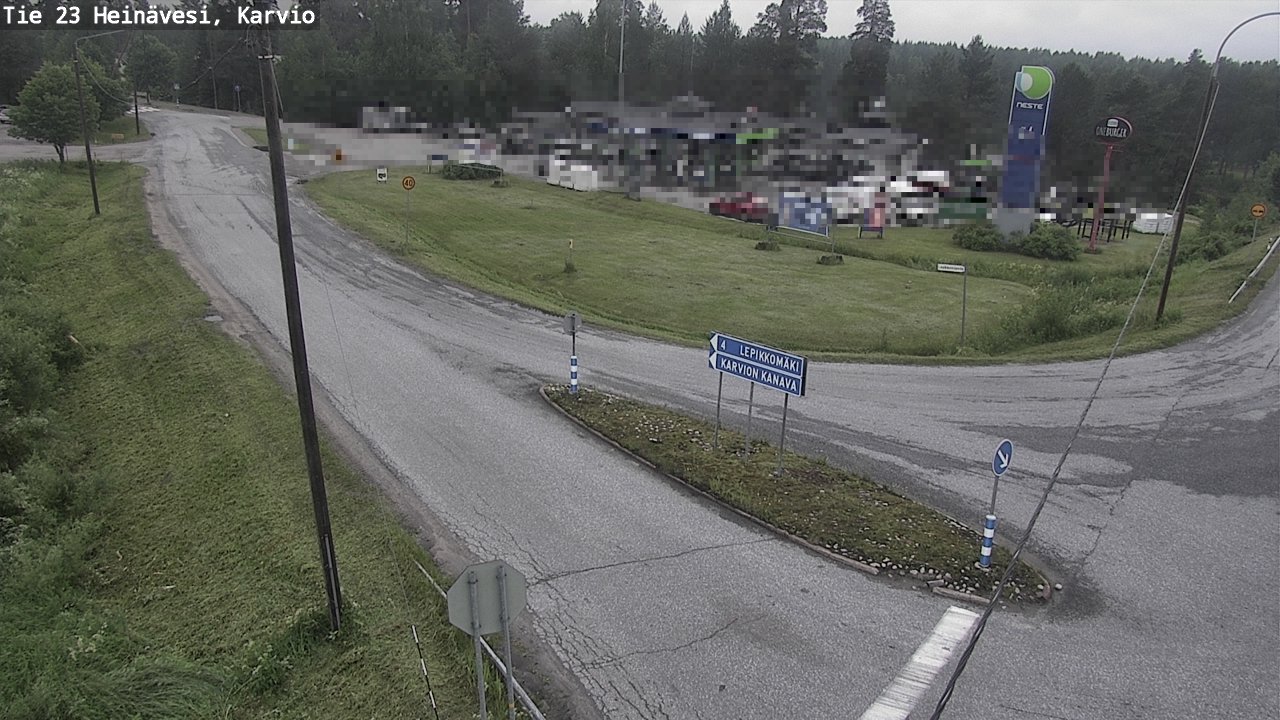 Weather Camera Image Road 23 Heinävesi, Karvio, Heinävesi, Pohjois-Karjala