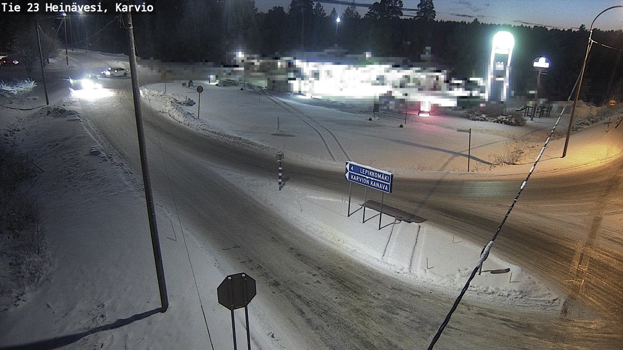 Kelikamerat Kuva Tie 23 Heinävesi, Karvio, Heinävesi, Pohjois-Karjala