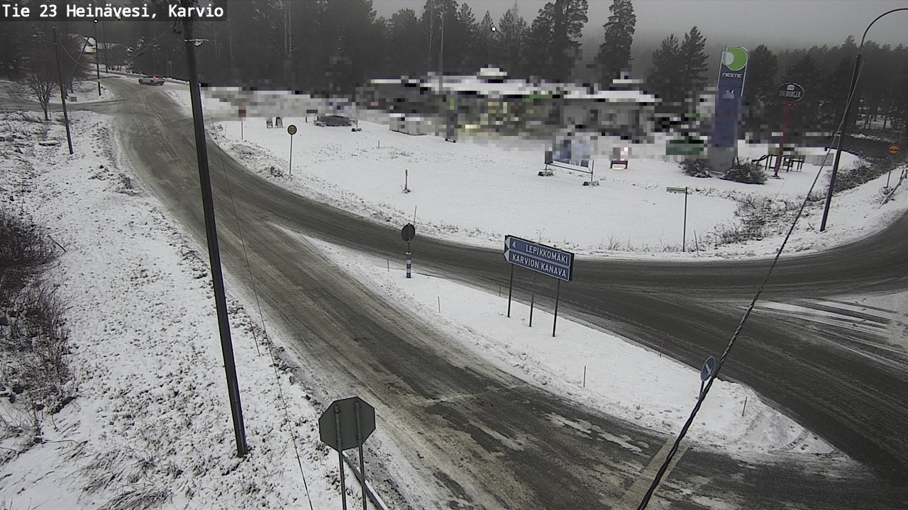 Weather Camera Image Väg 23 Heinävesi, Karvio, Heinävesi, Pohjois-Karjala