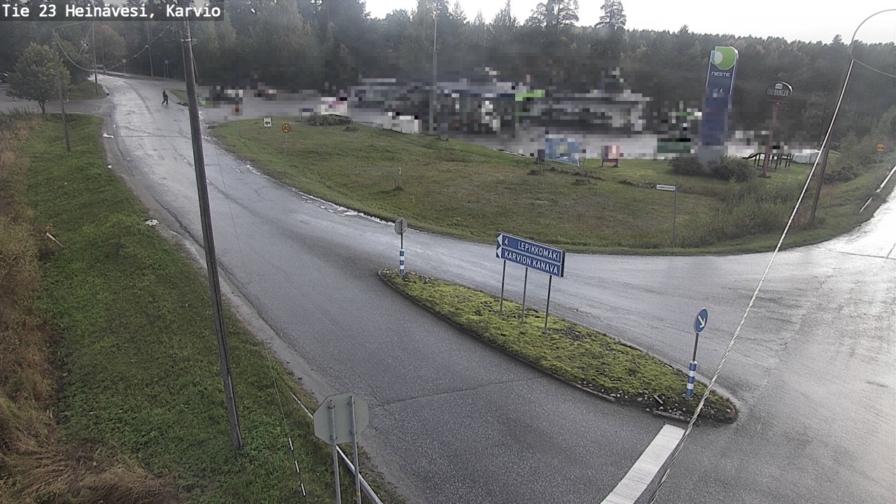 Weather Camera Image Road 23 Heinävesi, Karvio, Heinävesi, Pohjois-Karjala