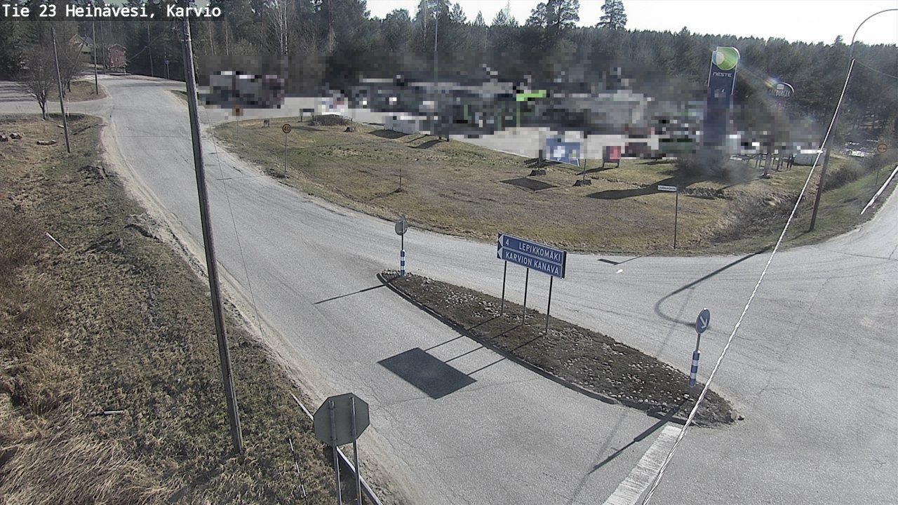 Weather Camera Image Road 23 Heinävesi, Karvio, Heinävesi, Pohjois-Karjala