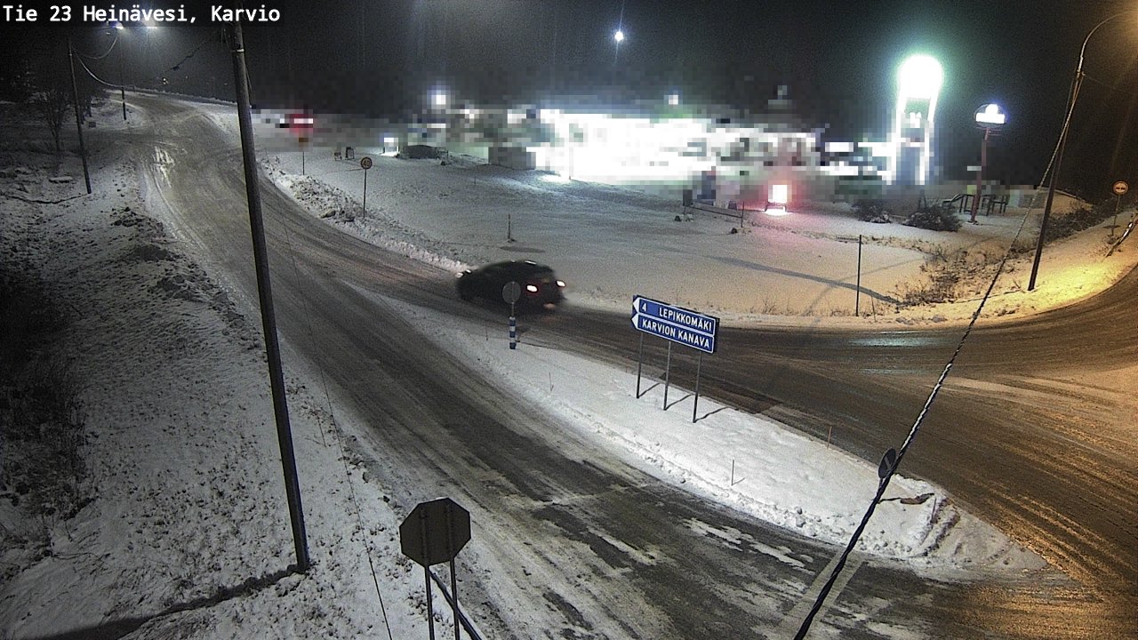 Weather Camera Image Väg 23 Heinävesi, Karvio, Heinävesi, Pohjois-Karjala