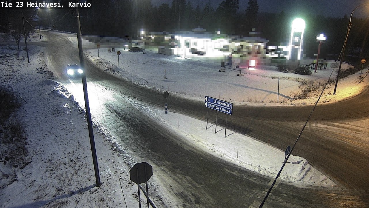 Weather Camera Image Väg 23 Heinävesi, Karvio, Heinävesi, Pohjois-Karjala