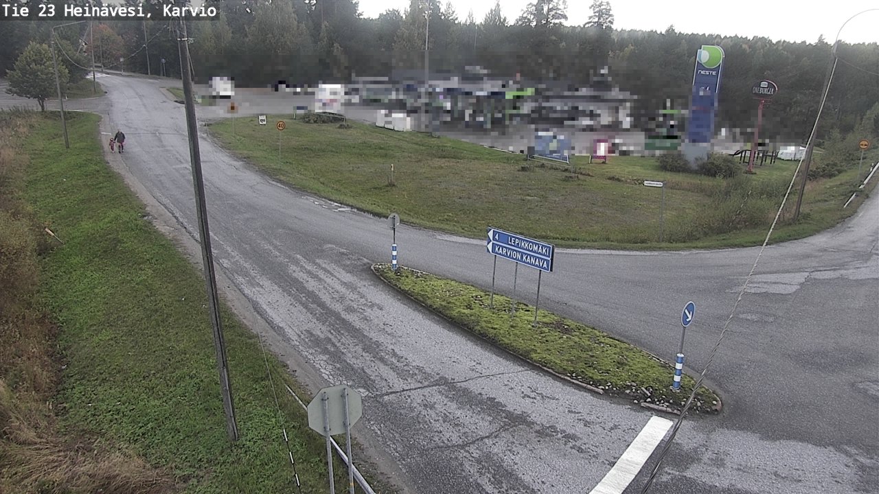 Weather Camera Image Road 23 Heinävesi, Karvio, Heinävesi, Pohjois-Karjala