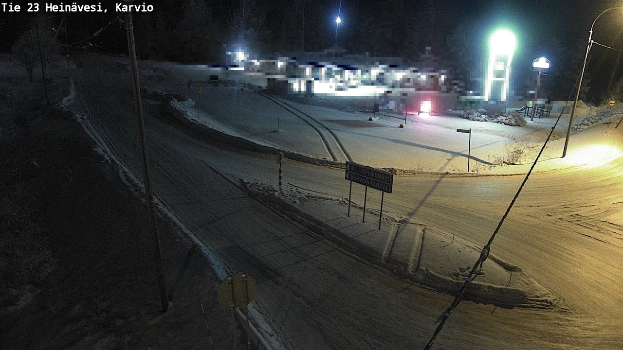 Weather Camera Image Road 23 Heinävesi, Karvio, Heinävesi, Pohjois-Karjala