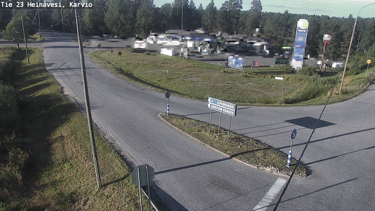 Weather Camera Image Road 23 Heinävesi, Karvio, Heinävesi, Pohjois-Karjala