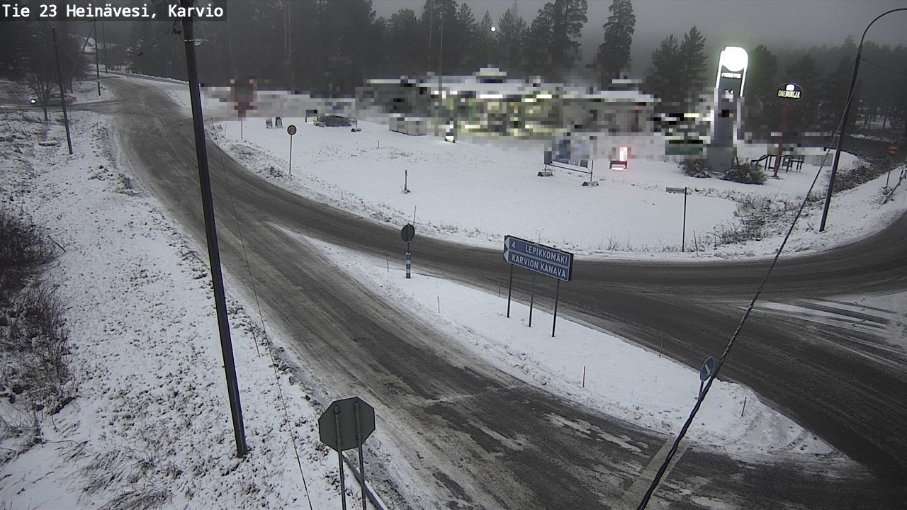 Weather Camera Image Väg 23 Heinävesi, Karvio, Heinävesi, Pohjois-Karjala