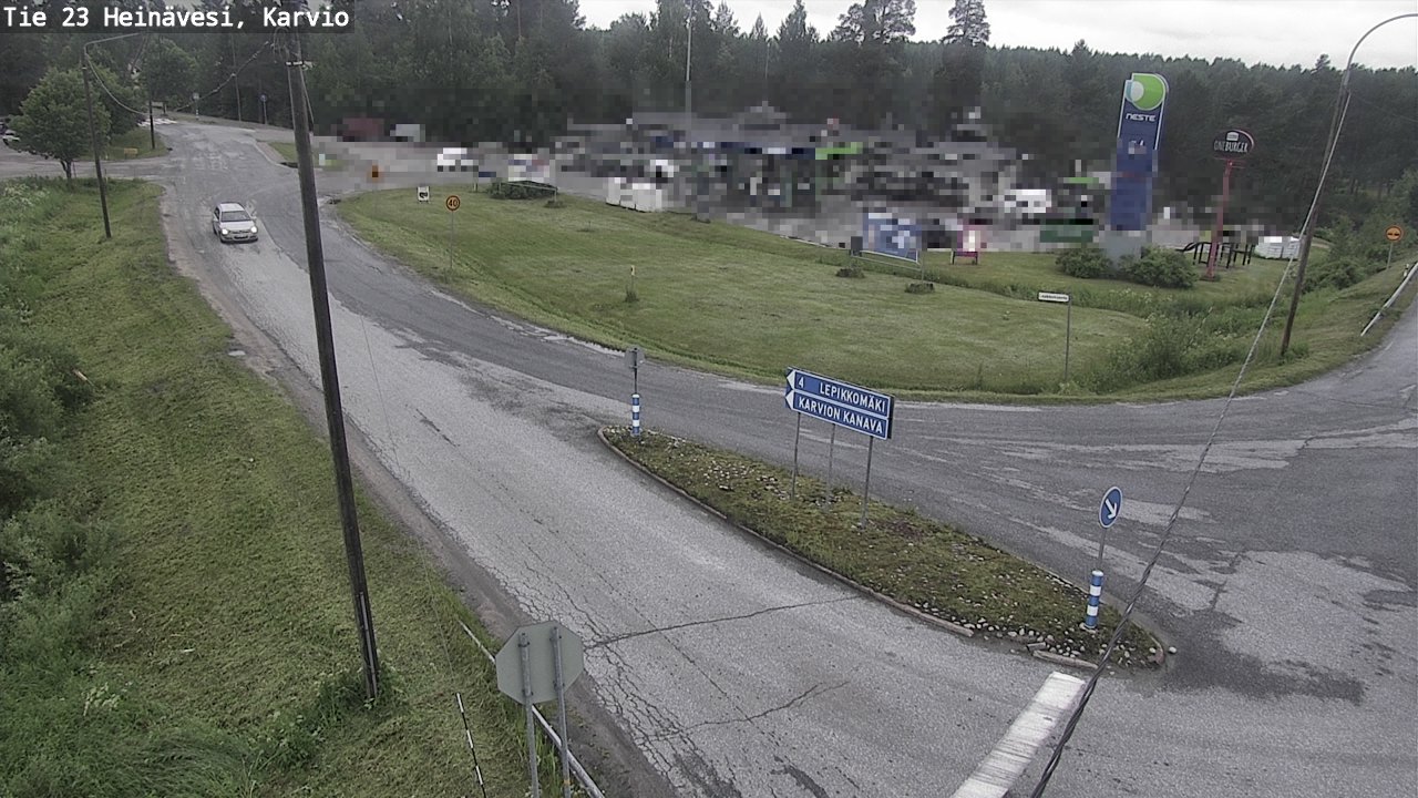 Weather Camera Image Väg 23 Heinävesi, Karvio, Heinävesi, Pohjois-Karjala