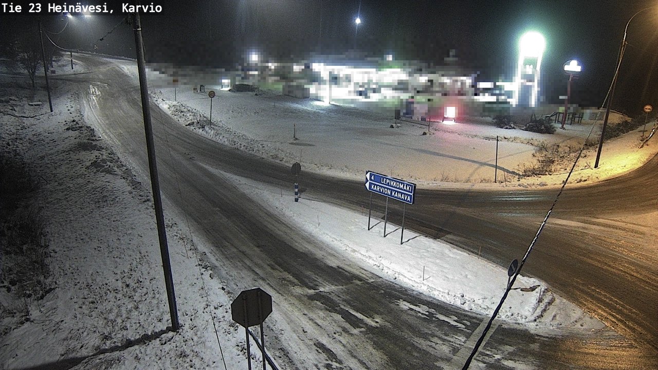 Weather Camera Image Väg 23 Heinävesi, Karvio, Heinävesi, Pohjois-Karjala