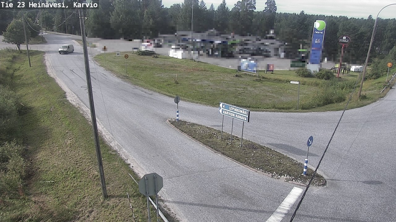 Weather Camera Image Road 23 Heinävesi, Karvio, Heinävesi, Pohjois-Karjala