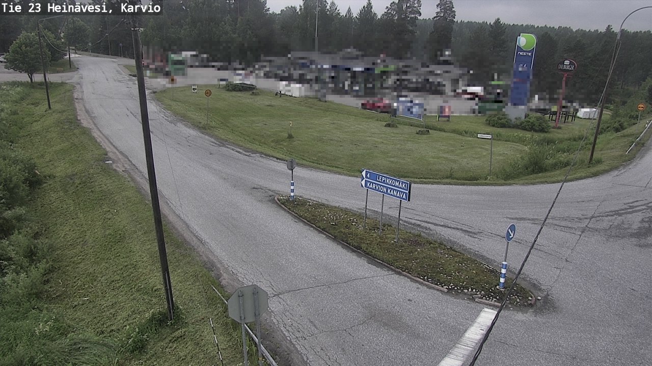Weather Camera Image Road 23 Heinävesi, Karvio, Heinävesi, Pohjois-Karjala