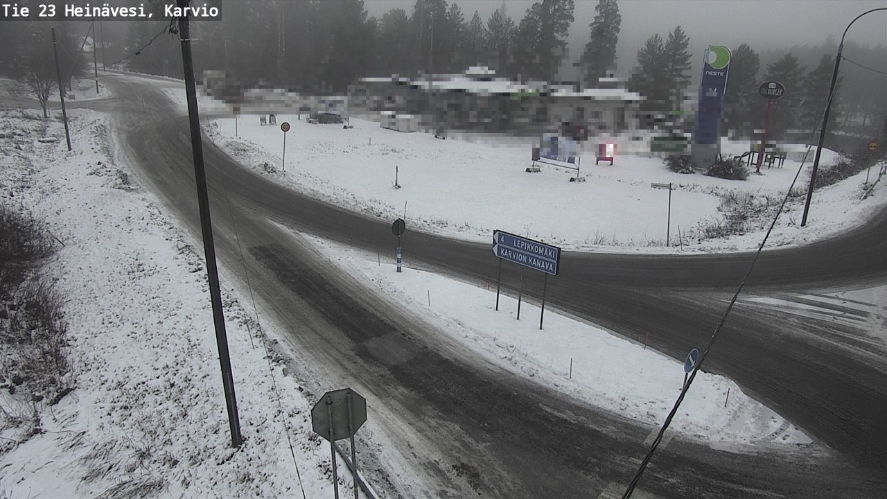 Weather Camera Image Road 23 Heinävesi, Karvio, Heinävesi, Pohjois-Karjala