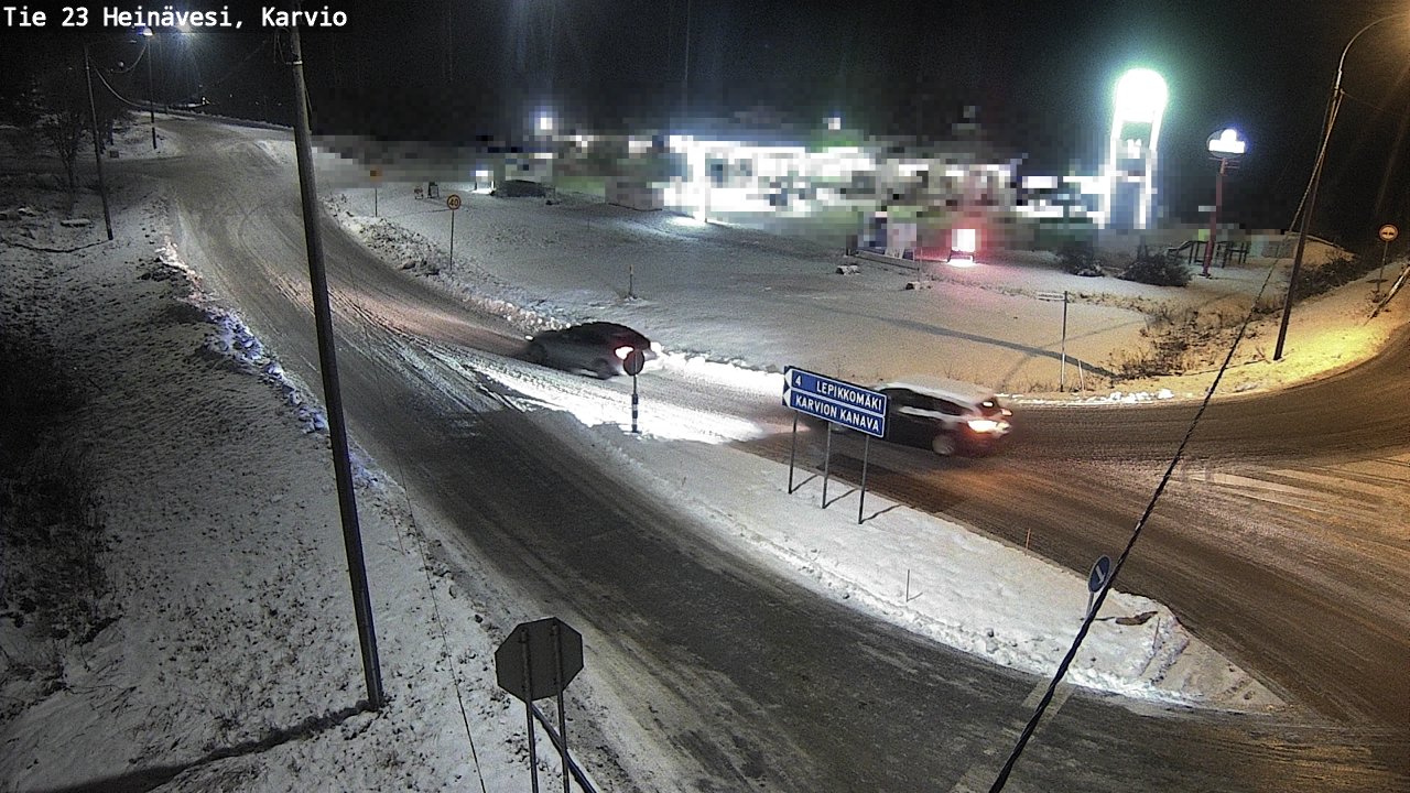 Weather Camera Image Väg 23 Heinävesi, Karvio, Heinävesi, Pohjois-Karjala