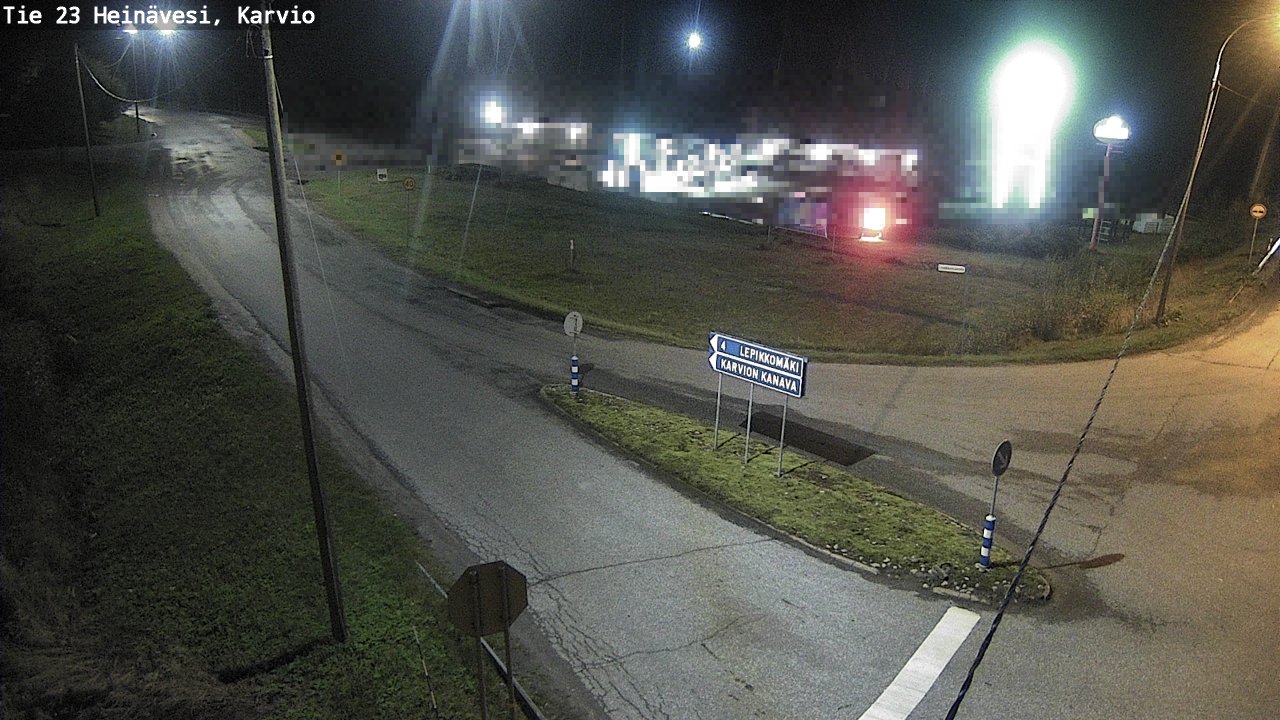 Weather Camera Image Road 23 Heinävesi, Karvio, Heinävesi, Pohjois-Karjala