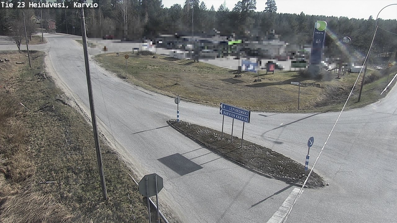 Weather Camera Image Road 23 Heinävesi, Karvio, Heinävesi, Pohjois-Karjala
