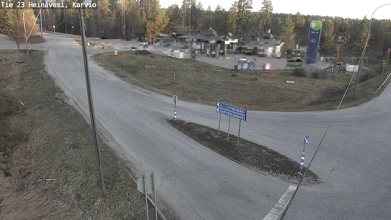 Weather Camera Image Road 23 Heinävesi, Karvio, Heinävesi, Pohjois-Karjala