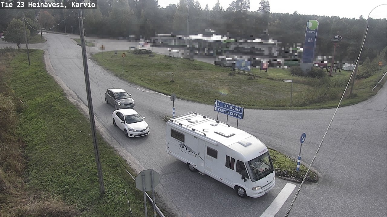 Weather Camera Image Road 23 Heinävesi, Karvio, Heinävesi, Pohjois-Karjala